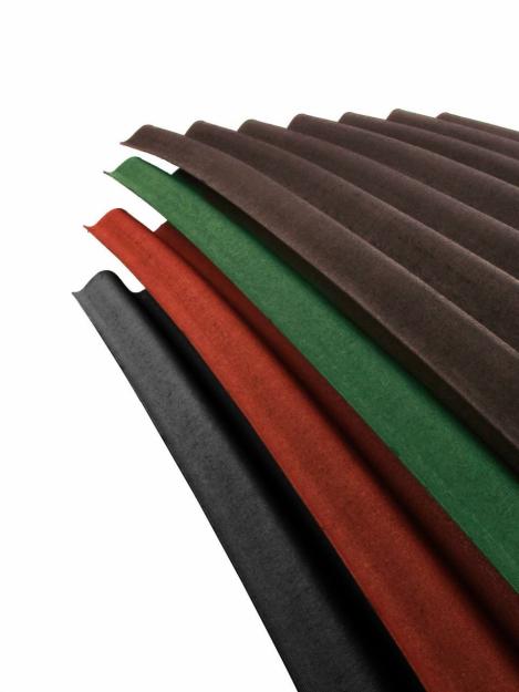 Onduline Roofing black red green brown