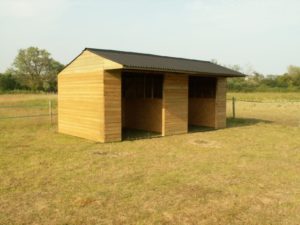 Double Mobile Field Shelter 10x20
